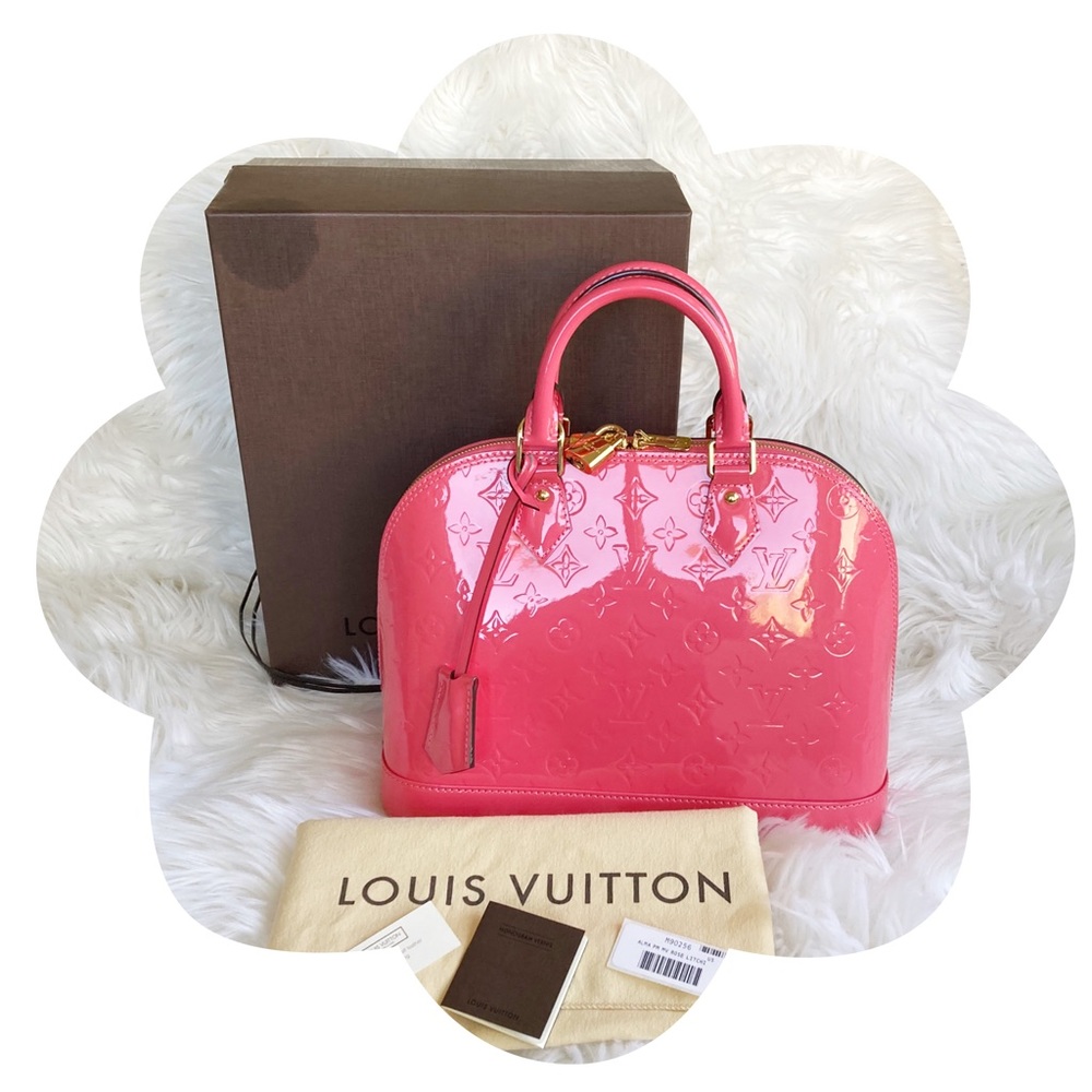 ✨💗Louis Vuitton💗✨ Vernis Alma PM Rose Litchi MINT CONDITION